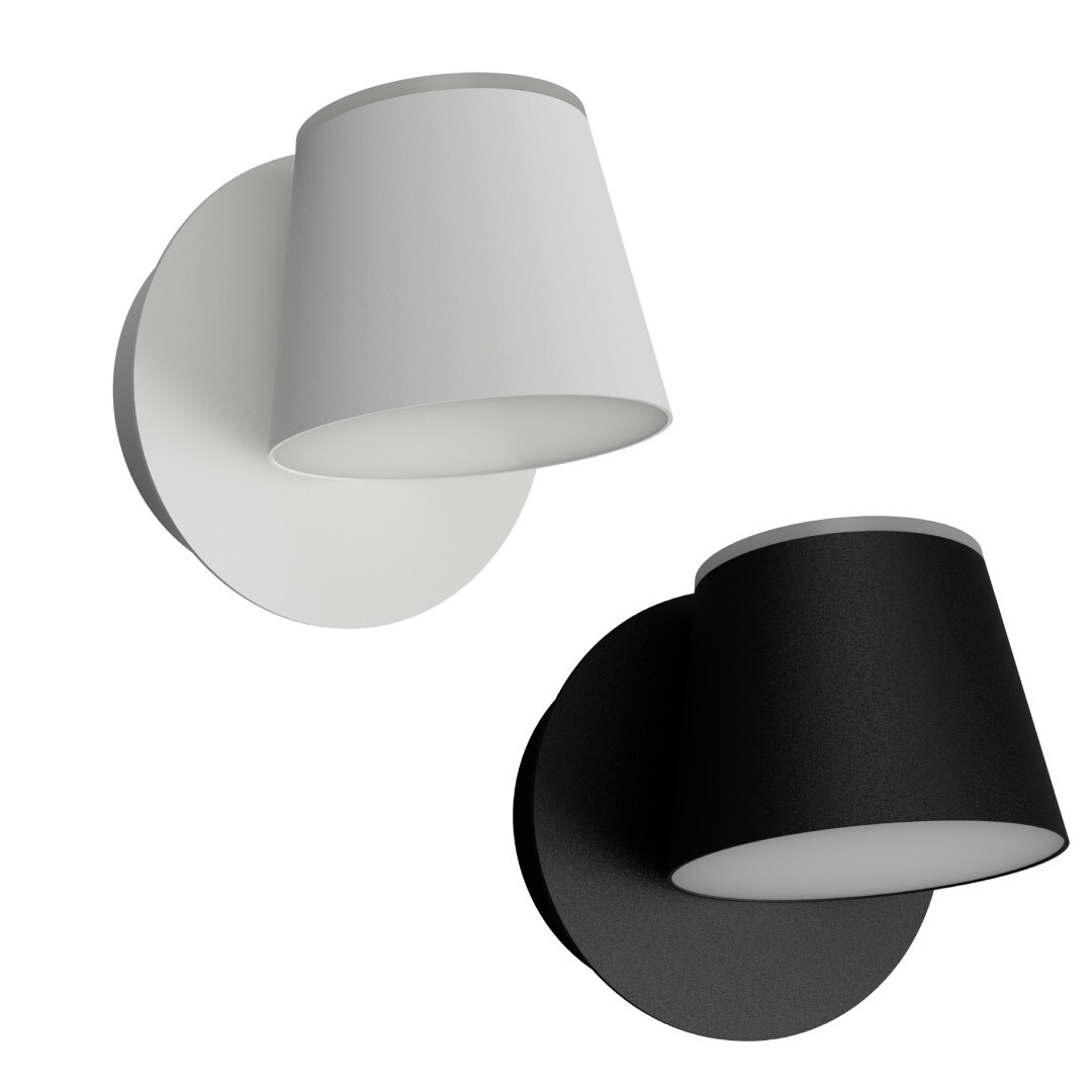 Applique LED 8W CCT Orientabile - Lampada da Parete Design Interno
