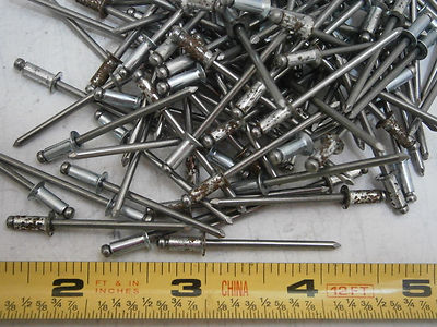 Cherry Rivet SSC-43 Button Head Rivet Countersunk 1/8 OD Steel Lot of ...