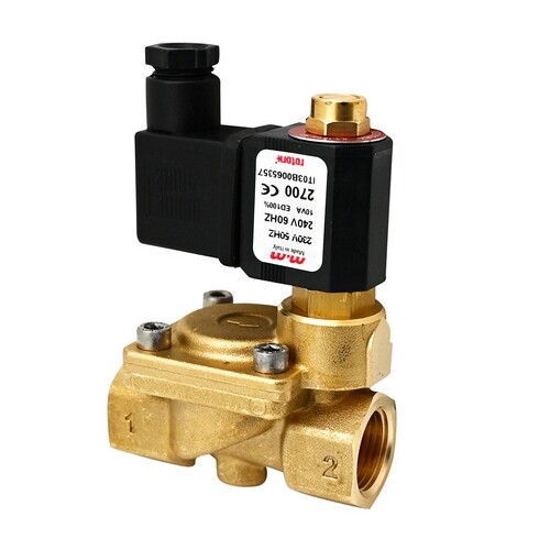 Elettrovalvola Per Acqua Normalmente Aperta C/bobina E Connettore Mem - 1"