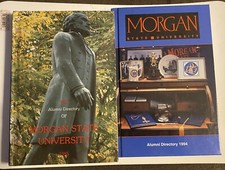 Vintage LOT of 2 1985 1994 Morgan State University Alumni Directories HBCU