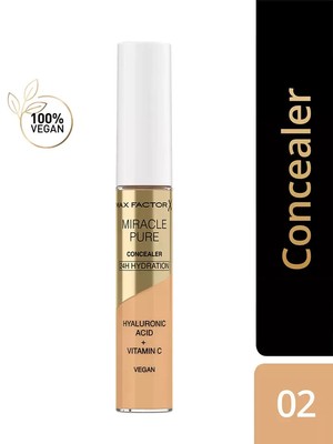 Max Factor Miracle Pure Concealer - Shade 02 (7.8ml) free shipping