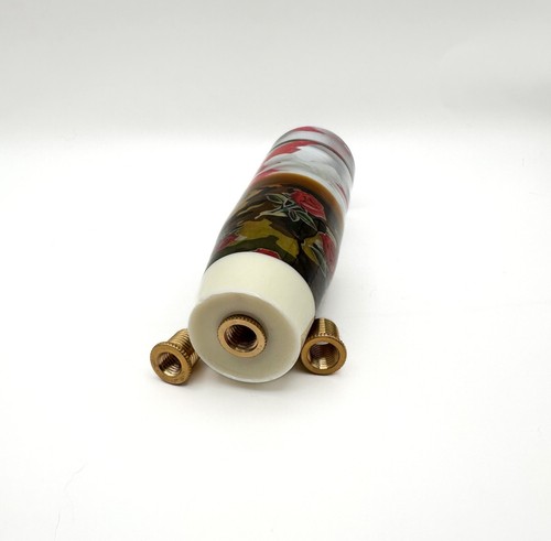 Cupid Red AK-47 Camo Roses Shift Knob Weighted Universal Custom Manual Shifter - Picture 3 of 6