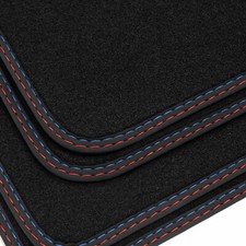 Doppelziernaht Fußmatten passend für BMW 5er GT F07 ohne xDrive Bj. 2009-2017