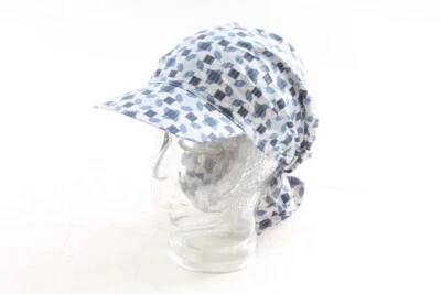 Antiguo Pañuelo De Algodón Con Visera Pañuelo Triangular Vintage - Imagen 1 de 4