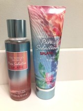 VICTORIA'S SECRET PURE SEDUCTION SPLASH BODY MIST 8.4 OZ  BODY LOTION 8 OZ-NEW