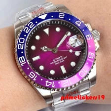 Tandorio Sapphire NH35 Sunburst 40mm Men's Automatic Mechanical Watch Date Lume