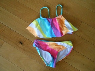 Traje de baño de 2 piezas para niñas Shelloha talla 7