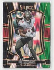 2025 Panini Select #139 Chris Godwin Black and Green Prizm Shock
