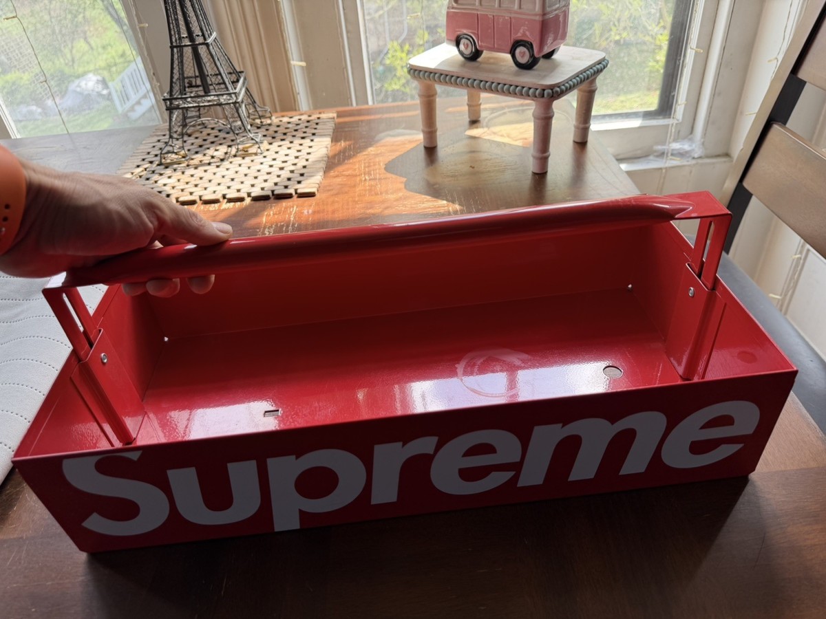 Mac Tools X SUPREME Tote Tray Tool Box Organizer W Handle SS24 Red