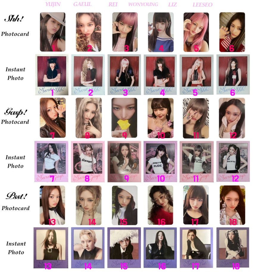 IVE - IVE SECRET Official Original book/DigiPack /Cupid /MD