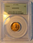 1932 PCGS MS-66RD Lincoln Cent **RED** Tough Date..Great Eye Appeal