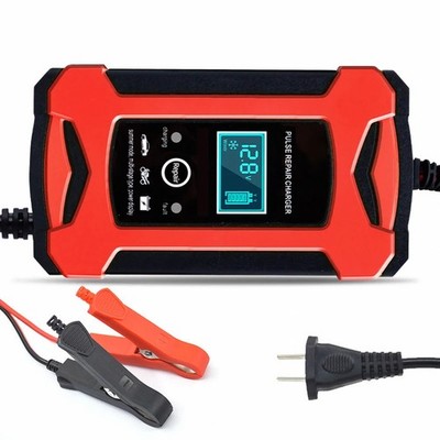 12V 6A Battery Charger with Repair Function and Auto-Stop   Multi-Mode Lead-Acid