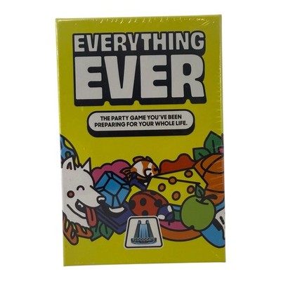 Everything Ever Card Game   Fun Family Games for Adults, Teens, & Kids   Fun Qui