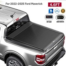 4.6ft Truck Tonneau Bed Cover Retractable For 2022-2025 Ford Maverick New