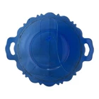 Mt. Pleasant Blue Depression Glass Server/Plate  10” w/ Handles FREE SHIPPING