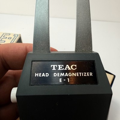 E-1 Head Demagnetizer Tape Vintage TEAC Cassette Teac Deck Reel