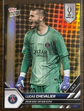 2025-26 UEFA UCL Topps NOW #5 Lucas Chevalier Paris Saint-Germain GOLD 07/50