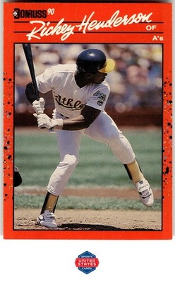 1990 Donruss #304 Rickey Henderson