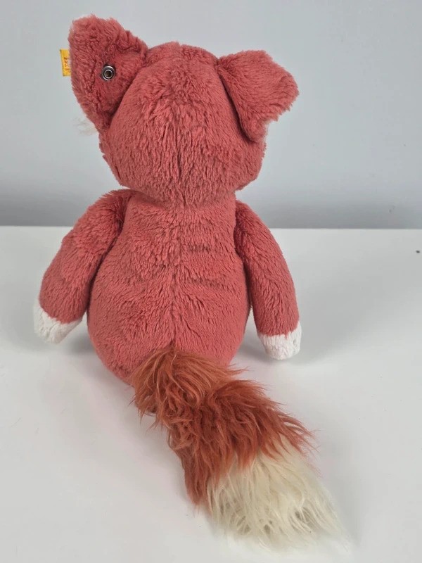 Steiff Soft Cuddly Friends Fritzy Fox 30cm Rust Red Plush 069192 Button Ear image 8