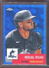 Miguel Rojas 2022 Topps Chrome Platinum Blue Prism Refractor #193 (148/199)