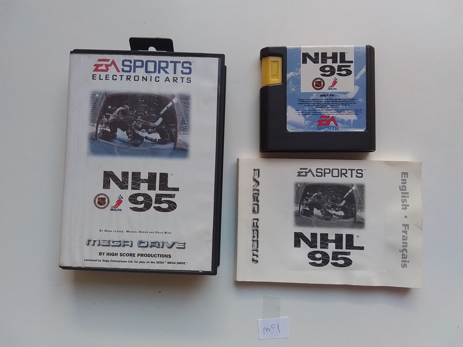 NHL 95 Complet sur SEGA Megadrive !!!