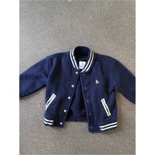 Baby Gap 18-24 months Varsity Jacket Navy Striped Collar