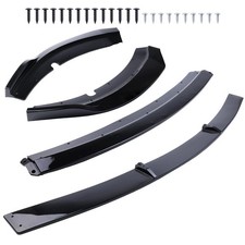 Front Bumper Lip Splitter Spoiler for Dodge Charger 2015-2023 Glossy Black