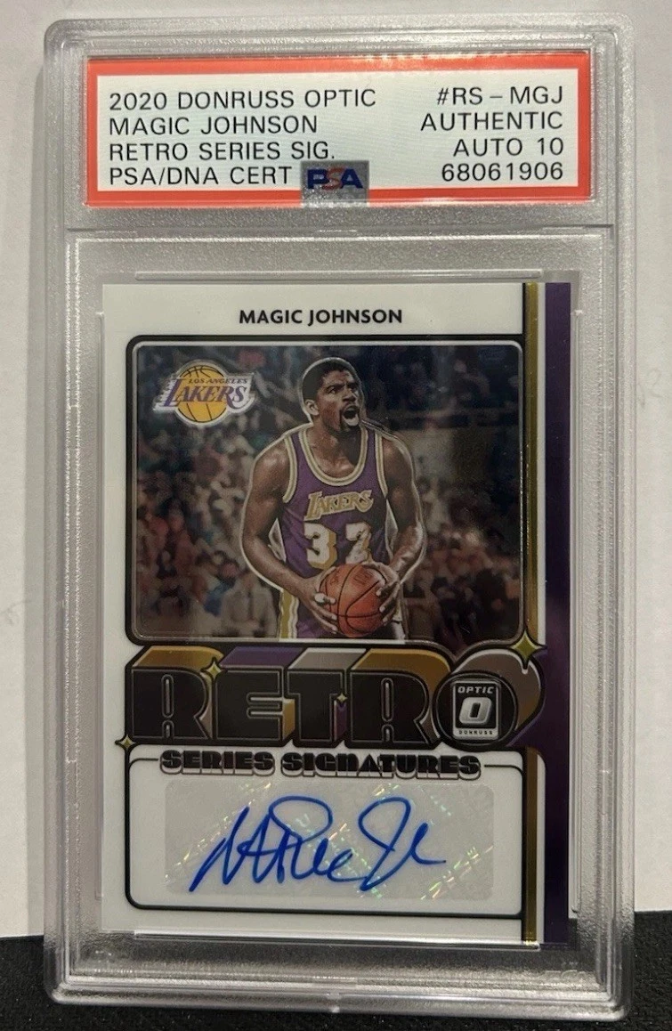 Magic Johnson Professional Sports Authenticator (PSA) Basketball