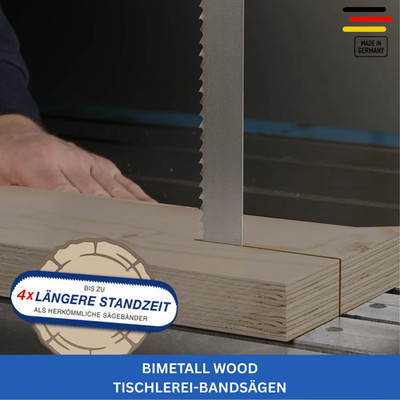 Bandsägeblatt BIMETALL HOLZ Länge 1070-2500mm Breite 13mm WIKUS