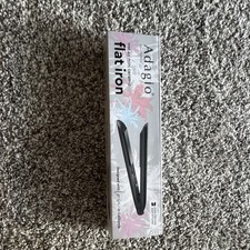 Adagio Mini Ceramic Flat Iron Cool Tip Black