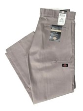 Dickies 36x32 Men  s Loose Fit Straight Leg Twill Work Pants light Gray