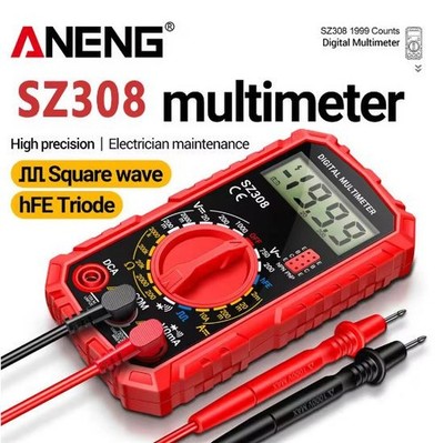 ANENG Digital-Multimeter SZ 308 AC/DC Spannung DC Strom Widerstand Diode HFE