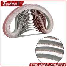 Findmall 24 Pcs 1" X 30" 60 80 120 150 240 400 Grits Belt Sander Sandpaper
