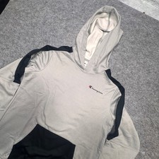 Champion Kids Gray Black Pullover Hoodie XL 18/20 Polyester Performance 1644943