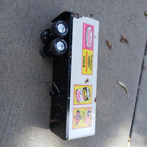 1970'S/80'S NYLINT Pressed Steel 18-Wheeler True Value Hardware (Trailer Only) - Picture 8 of 13