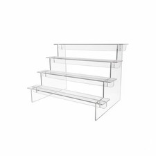 Acrylic Display Stand Jewelry Perfume Organizer 4 Tier