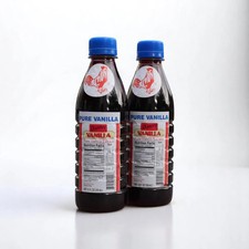 2 Pack Dark Pure Mexican Vanilla Extract 12oz Each Authentic Baking Flavor