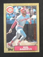 1987 TOPPS BUYBACK BRONZE Kal Daniels ROOKIE RC #466