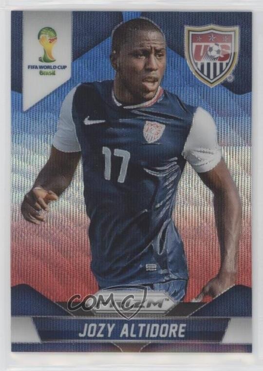 2014 Panini Prizm World Cup Blue & Red Wave Prizm Jozy Altidore #71 1a11