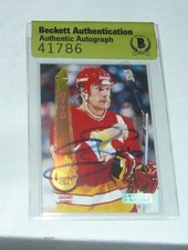 1994-95 Pinnacle Artist Proof AUTO JOEL OTTO Authentic Signed Beckett Autograph