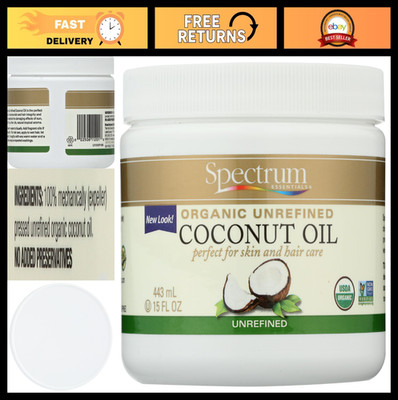 Organic Virgin Coconut Oil, Unrefined, 15 oz - Cold Pressed, Non-GMO, Healthy Co