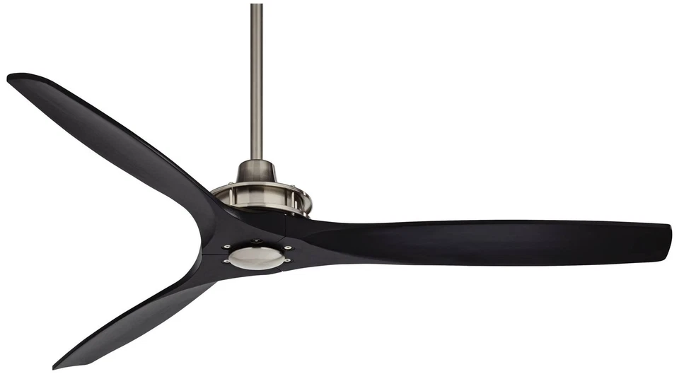 52" Casa Vieja Windspun DC Brushed Nickel Ceiling Fan with Remote - Image 2 of 4