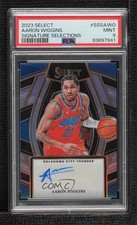 2023-24 Panini Select Signature Selections Aaron Wiggins PSA 9 MINT Auto 1k0s