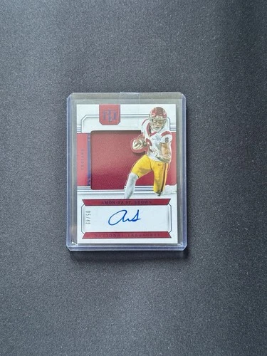 2024 Panini National Treasures Collegiate Amon-Ra St. Brown Patch Auto /49