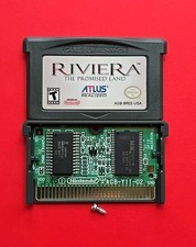 GBA Riviera: The Promised Land Game Boy Advance Nintendo GBA Authentic Saves RPG