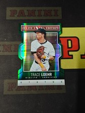 2014 Panini Elite Extra Edition Baseball Die-Cut Green Trace Loehr /25