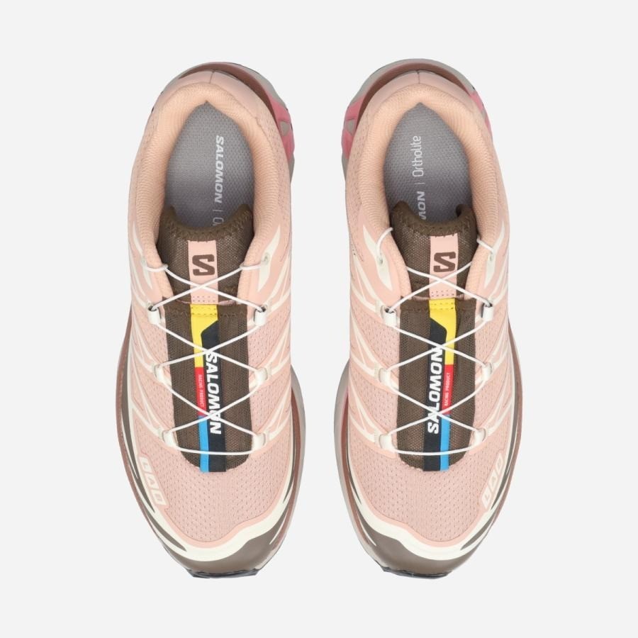L47737300 Salomon XT-6 Mahogany Rose Earth Brown Flamingo Pink