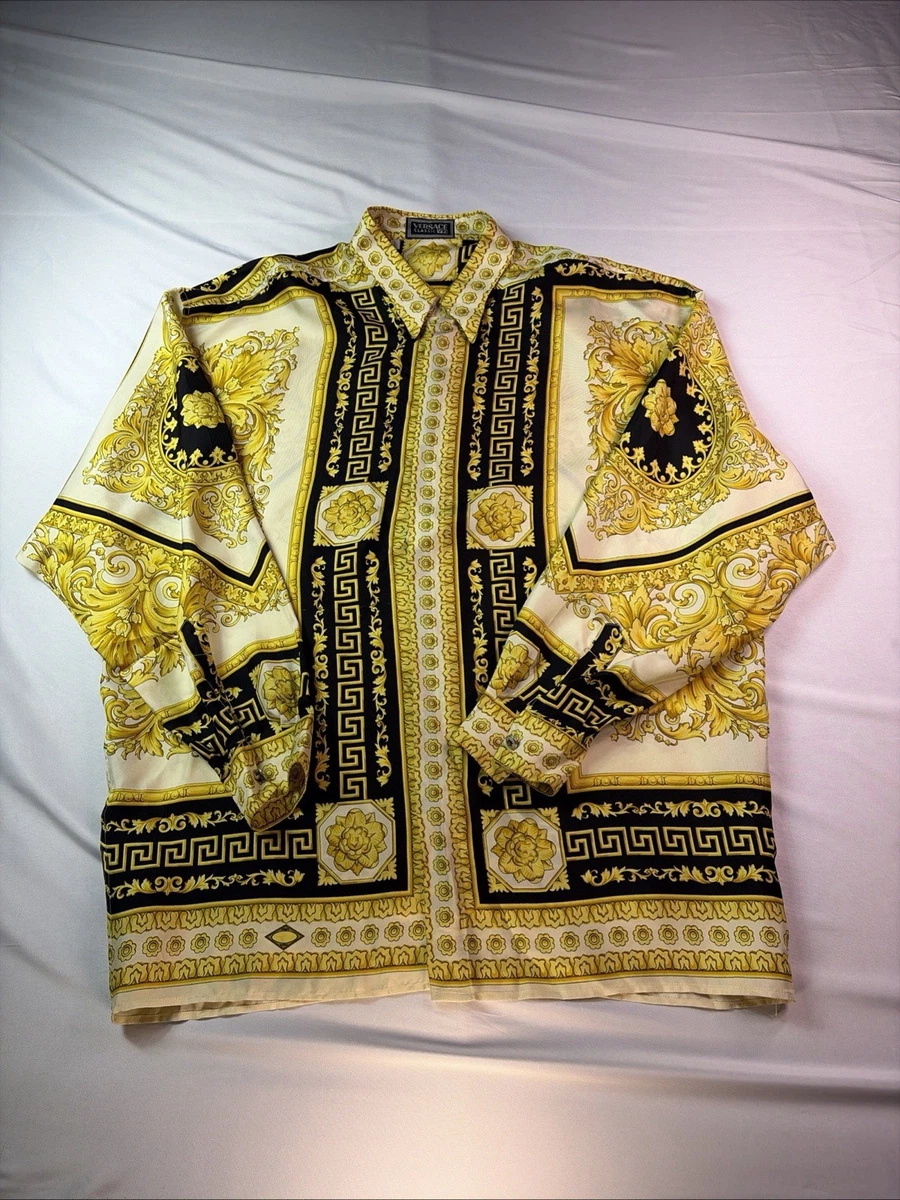 Versace Silk Casual Button-Down Shirts for Men for sale - eBay Versace Silk Casual Button-Down Shirts for Men for sale - eBay
