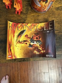 LEGO BIONICLE Tahu Nuva 8572 Set with Canister and Instructions