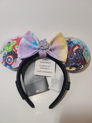 2024 Disney Park Marvel Loungefly Artist Series Thor Hulk Ears Headband Avengers